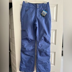 Columbia women's Tree well slope blue ski pant size XS. New with tags.